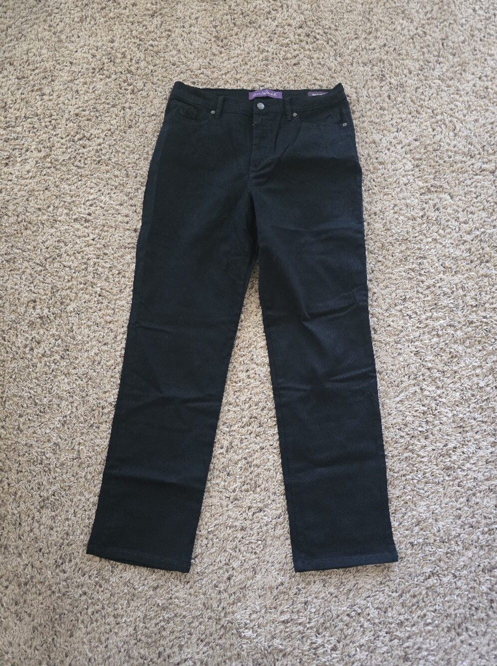Gloria Vanderbilt Black Skinny Jeans Size 12